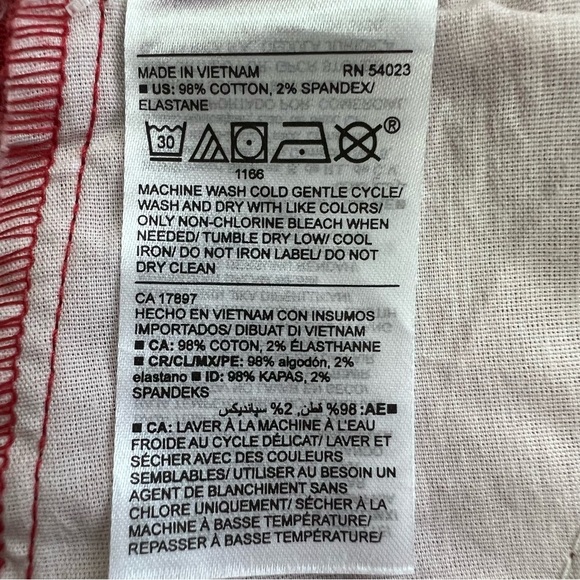 OLD NAVY Boy’s Bermuda Shorts Sz 16 Brick Color Stretch Adjustable Waistband - Picture 5 of 10